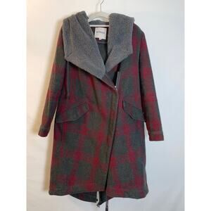 BB Dakota by Steve Madden Wool Blend‎ Coat - Size XS - Very Cozy, Asymmetric Zip